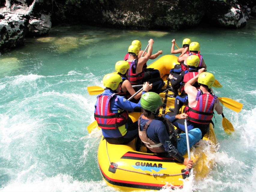 Slovenia: Half-Day Rafting Tour on Soča River with Photos - About 1.5 hours of paddling, rapids, and swimming