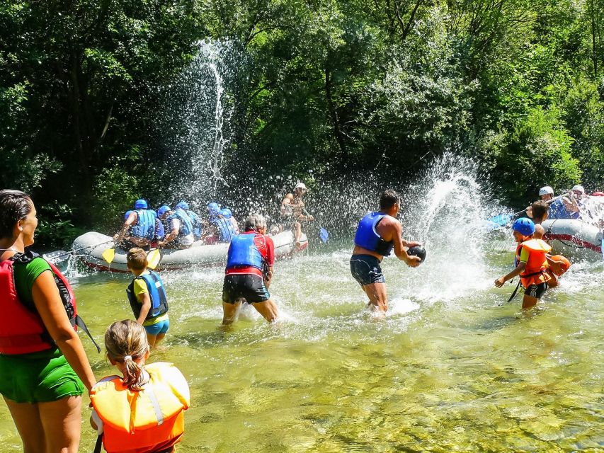 Split/Omiš: Cetina River Rafting with Cliff Jump & Swimming - Paddling through class 2 and 3 rapids