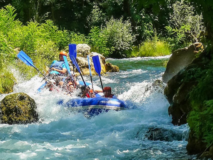Split/Omiš: Cetina River Rafting with Cliff Jump & Swimming - How much work is involved?