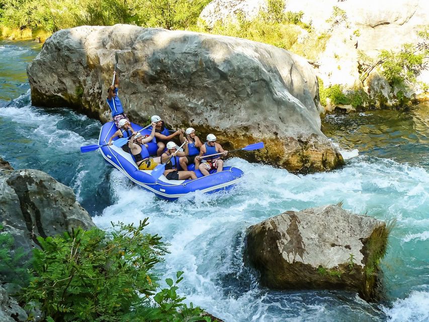 Split/Omiš: Cetina River Rafting with Cliff Jump & Swimming - Starting in Omiš and reaching the water