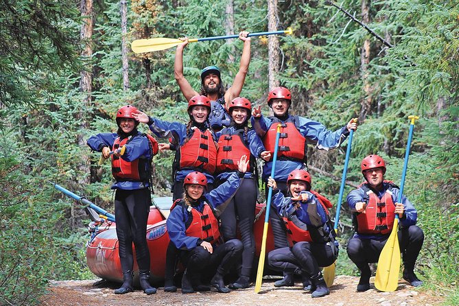 Sunwapta Challenge Whitewater Rafting: Class III Rapids - From downtown Jasper to the river put-in