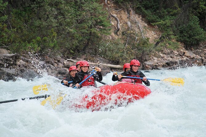 Sunwapta Challenge Whitewater Rafting: Class III Rapids - Rocky Mountain scenery and wildlife from the raft