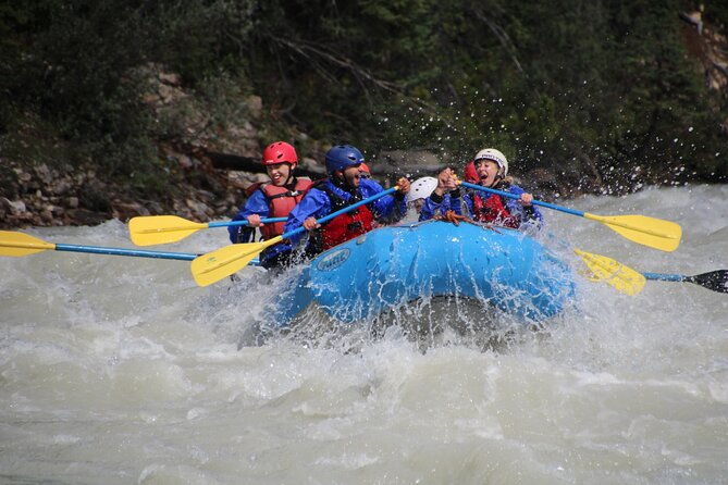 Sunwapta River Self-Drive Rafting Trip - Paddling the Class 3 rapids