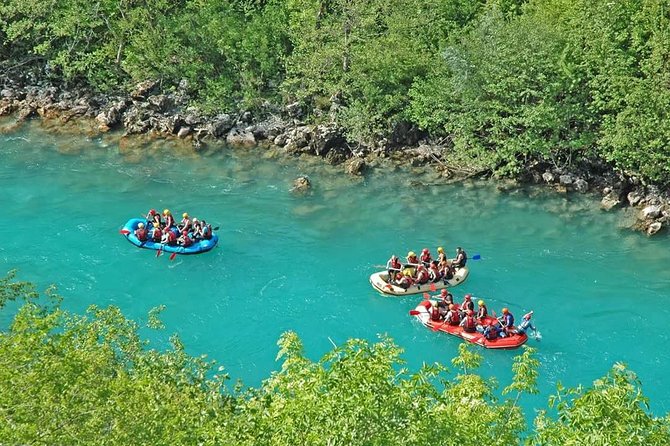 Tara Montenegro Rafting Full Day Tour - Blue water and high canyon walls on the Tara