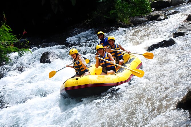 Telaga Waja White Water Rafting - With No Step or Stair : Bali Best Adventures - The scenery is part of the main event