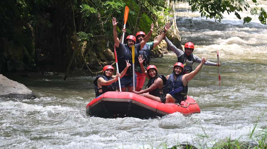 Ubud: Ayung River Guided Rafting Adventure with Lunch - Waterfalls, swimming, and river wildlife
