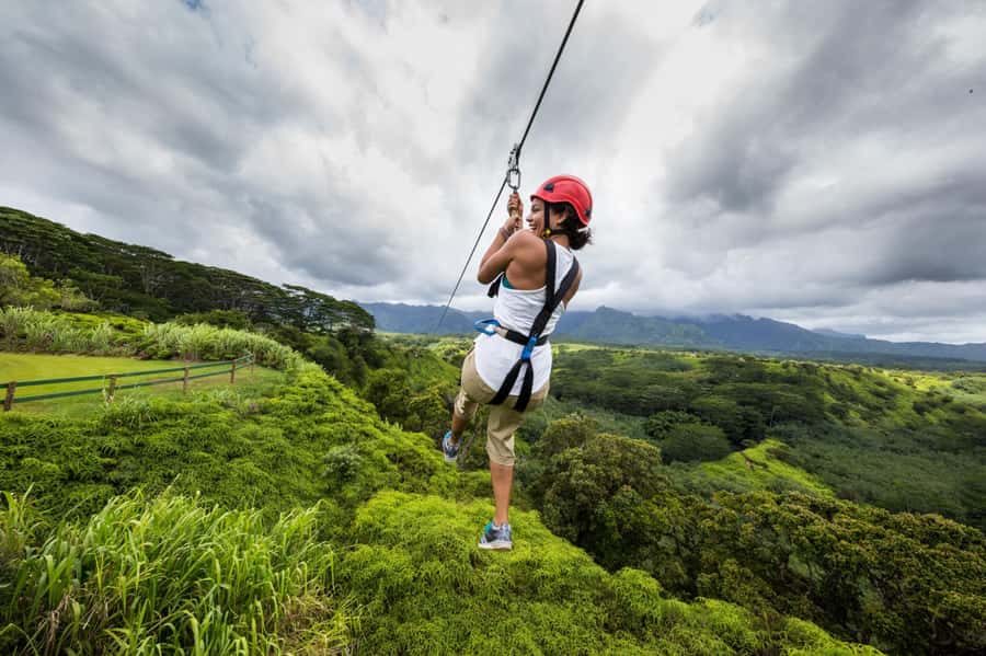 Ubud: Zip-line Adventure, River Rafting & Rice Terraces Tour - Flying above the Ubud jungle
