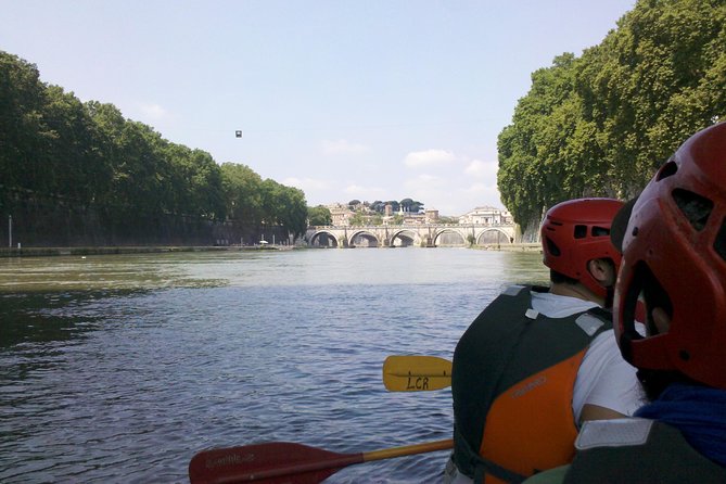 Urban Rafting on Rome's Tiber River - Paddling past Castel Sant’Angelo