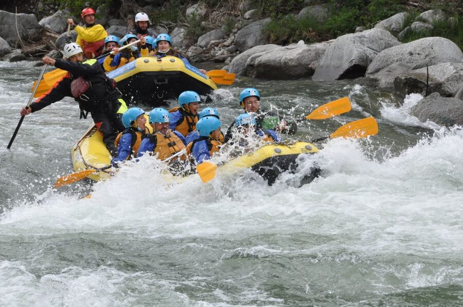 Val di Sole: Rafting for families on First River in Europe - Mountain views between the rapids
