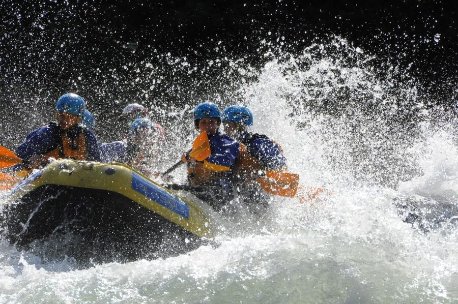 Val di Sole: Rafting for families on First River in Europe - Photos, showers, and the return to the center