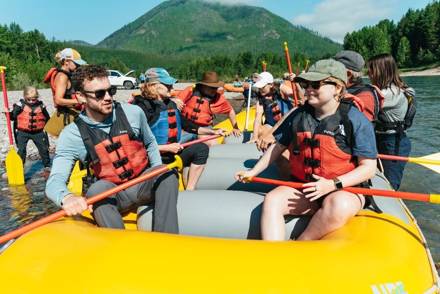 West Glacier: Glacier National Park Scenic Raft Trip - My call: book it for scenery, not speed