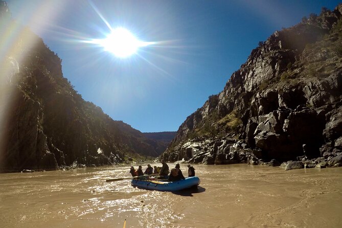 Westwater Canyon Full-Day Rafting Adventure from Moab - Lunch on a sandy riverbank