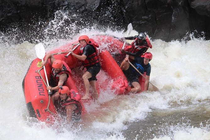 White Water Rafting High Water in Zambia February to July - From Livingstone pickup to the river