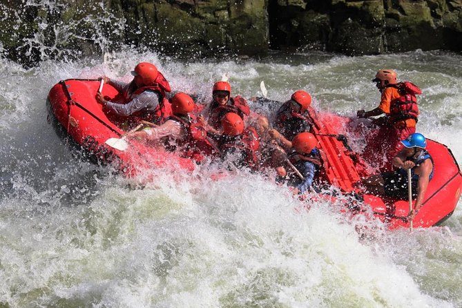 White Water Rafting High Water in Zambia February to July - Entering Batoka Gorge