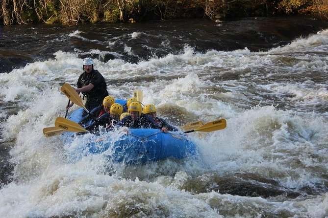 White Water Rafting on the River Tay from Aberfeldy - The final challenge at Grandtully Rapid