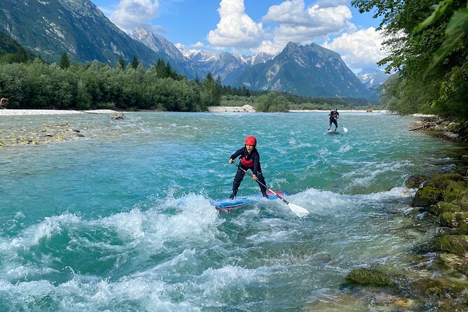 Whitewater Paddle Boarding on Soca River - The briefing covers more than basic balance