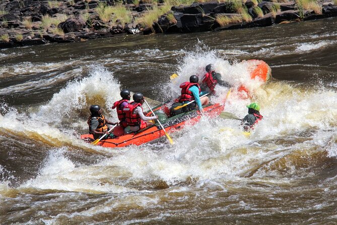 Whitewater Rafting Adventure on the Zambezi River, Victoria Falls Zimbabwe - Entering Batoka Gorge on foot