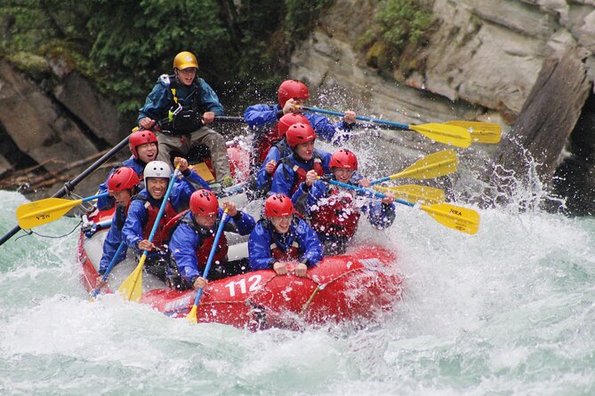 Whitewater Rafting on Jasper's Fraser River - Canyon Walls, Salmon, and Wildlife
