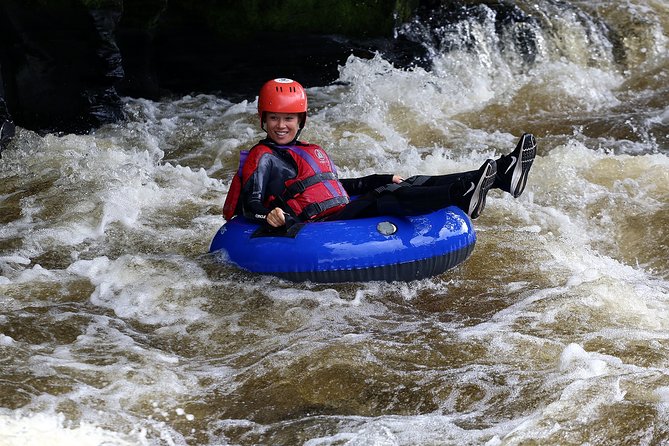 Whitewater River Tubing in Llangollen - Calm stretches, rapids, and the Horseshoe Falls area