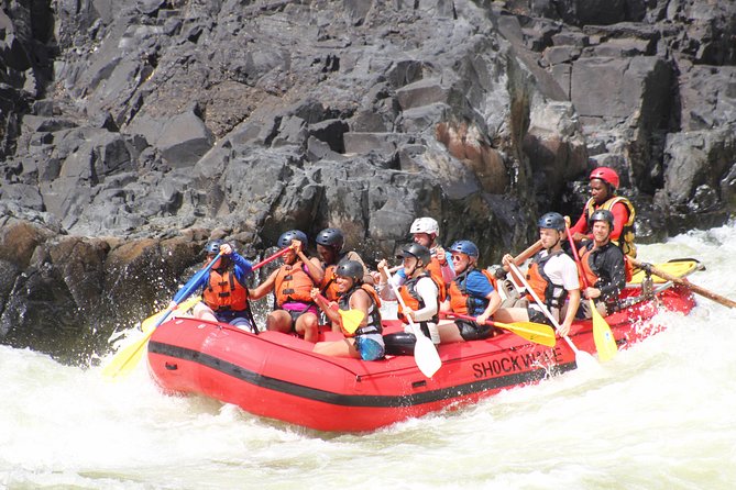 Zambezi River Class IV-V White-Water Rafting from Victoria Falls - Barbecue, open bar, and the value of the $140 price
